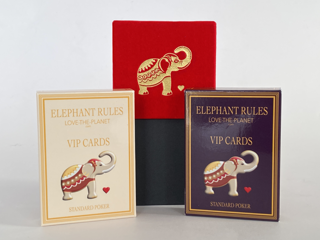 Elephant Rules VIP Cards in heller und dunkler Edition