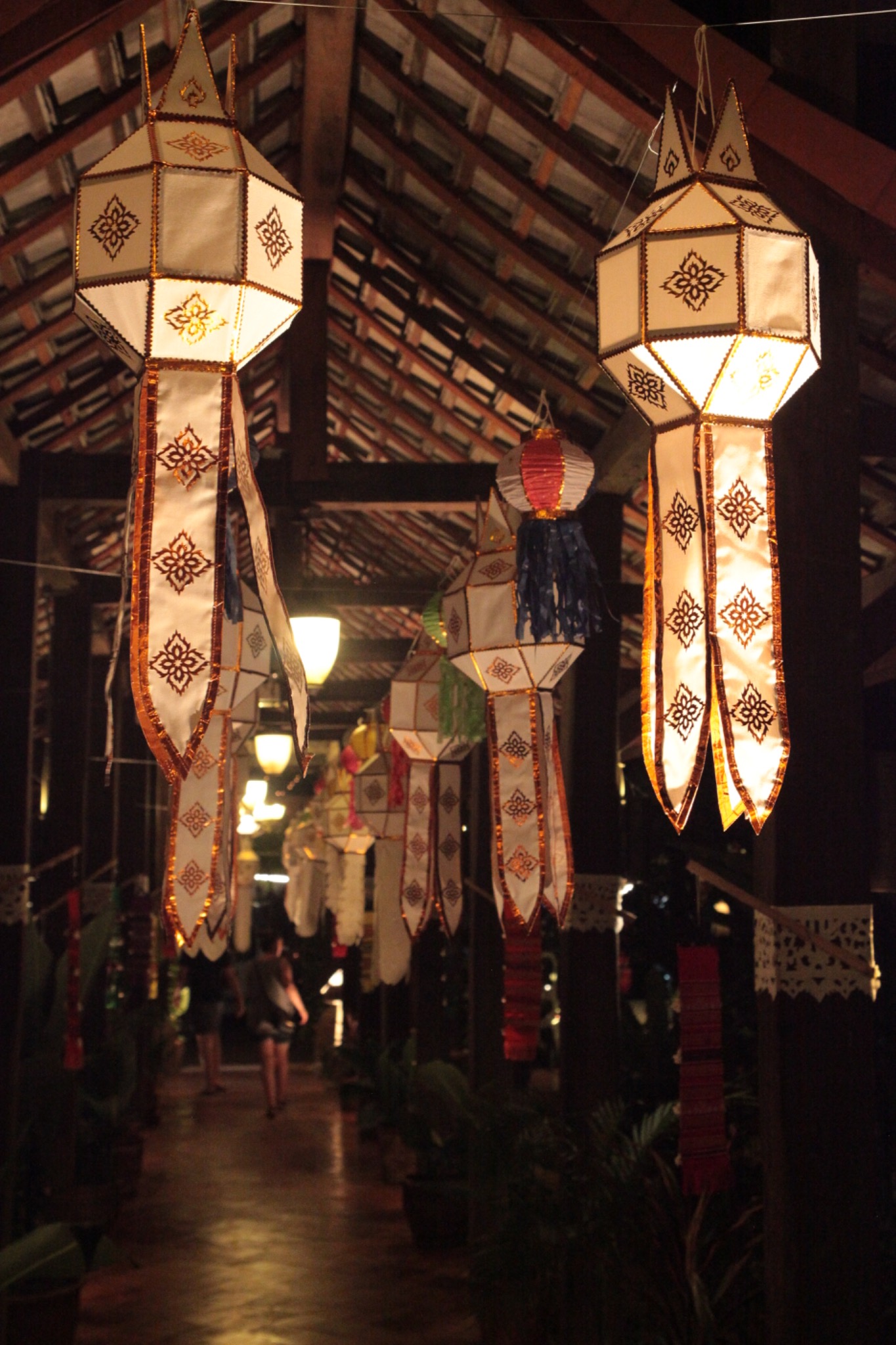 Traditionelle asiatische Laternen